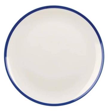 Churchill DS672 Retro Blue Coupe Plates 260mm (12 Pack)