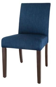 Bolero DT697 Chiswick Dining Chairs Royal Blue (2 Pack)