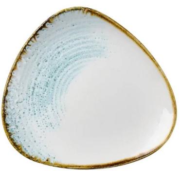 Churchill DX099 Homespun Accents Aquamarine Triangle Plates 192mm (12 Pack)