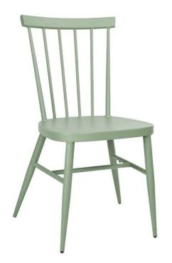 Bolero DX687 Windsor Aluminium Green Chairs (4 Pack)