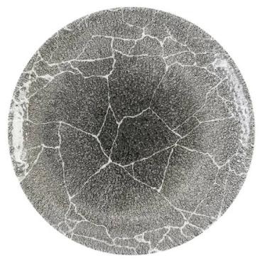 Churchill DX805 Studio Prints Kintsugi Quartz Black Coupe Plates 260mm (12 Pack)