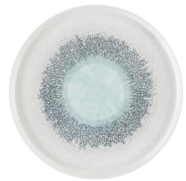 Churchill DX832 Studio Prints Fusion Aquamarine Chefs Walled Plates 260mm (6 Pack)