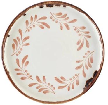 Churchill DX877 Dudson Harvest Mediterranean Terracotta Round Walled Plate 210mm (6 Pack)