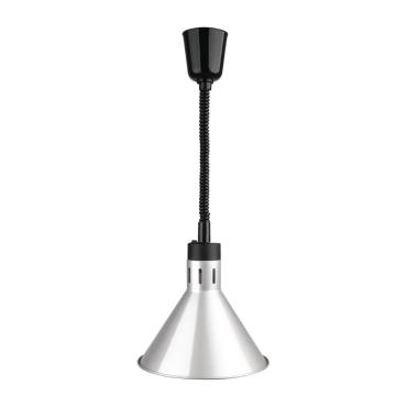 Buffalo DY464 Conical Retractable Heat Shade Silver Finish