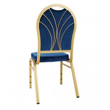 Bolero DY696 - 4 Pack - Regal Banquet Chairs - Sapphire 