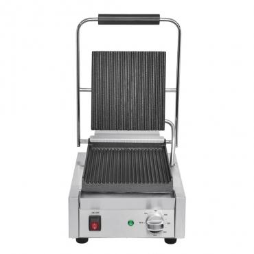 Buffalo Bistro Ribbed Contact Grill - DY993 