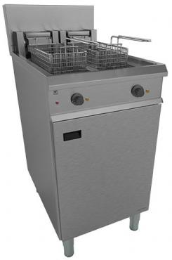 Falcon Chieftain E1848X Twin Tank, Twin Basket Electric Fryer - 38L Capacity