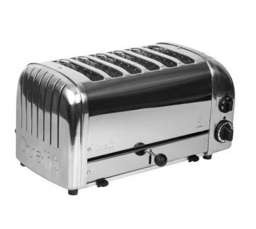 Dualit 6 Slice Vario Toaster Stainless Steel 60144