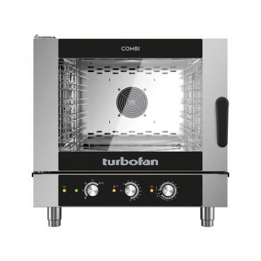 Blue Seal Turbofan EC40M5 - 5 Tray Manual Electric Combi Oven - Single Phase