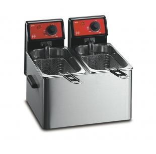 FriFri Eco 4+4 Litre Twin Tank Electric Counter Top Fryer