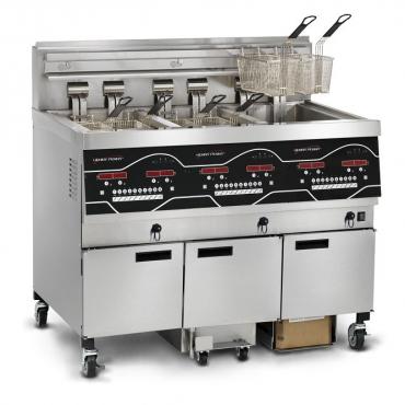 Henny Penny EEG-243 Gas 3 Well Open Fryer