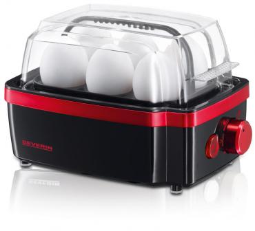 Severin EK3156 Egg Boiler - Black Red