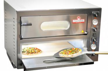 Italforni EK44 Compact Twin Deck Pizza Oven - 8 x 13