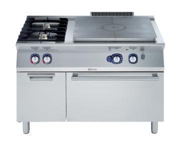 Electrolux Professional 700XP Solid Top Oven With 2 Burners - 371010