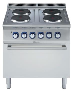 Electrolux 700XP E7ECEH4RE0 4 Plate Electric Oven - 371016