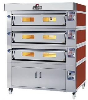 Italforni ES6-3 Wide Triple Deck Heavy Duty Electric Pizza Oven - 24 x 12