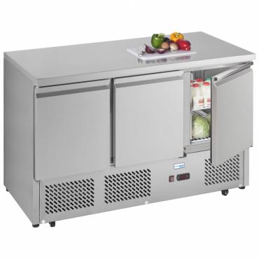 Interlevin ESL1365 Commercial 3 Door Refrigerated Prep Counter