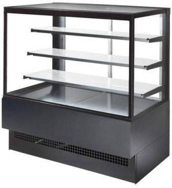Sterling Pro EVOK150-BLACK-R290A Black Patisserie Counter, 1500mm