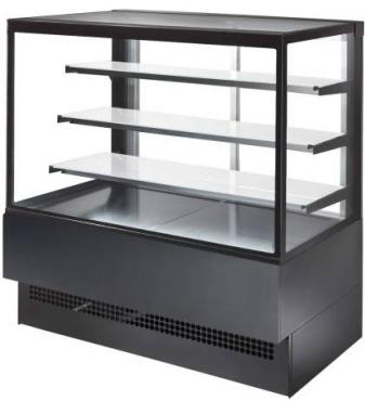 Sterling Pro EVOK180-BLACK-R290A Black Patisserie Counter, 1800mm