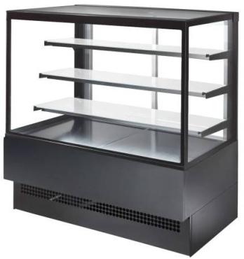 Sterling Pro EVO-K-90-BLACK-R290A Black Patisserie Counter, 900mm
