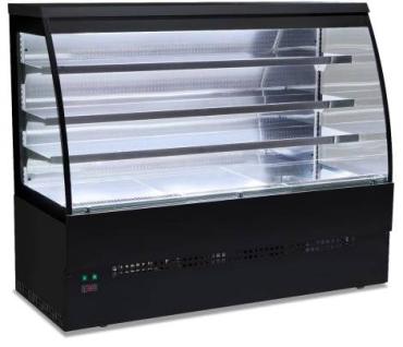 Sterling Pro EVO-SELF-150-BLACK Black Self Service Patisserie Counter, 1500mm