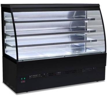 Sterling Pro EVO-SELF-180-BLACK Black Self Service Patisserie Counter, 1800mm