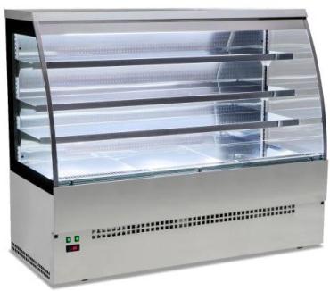 Sterling Pro EVO-SELF-240-SS Stainless Steel Self Service Patisserie Counter, 2400mm