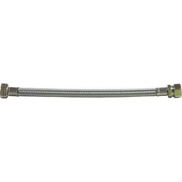 CaterConnex 500mm Stainless Steel Braided Hose, 1/2 Inch x 15mm - F08-PEX