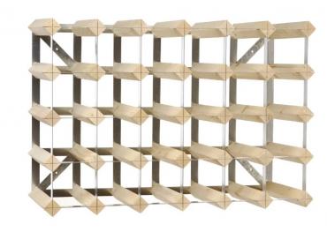 F284 Wooden Wine Rack 30 bottle. 