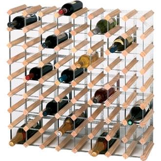 F285  Wine Rack Wooden 72 Bottle