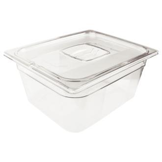 Rubbermaid Polycarbonate Half Size Gastronorm Pan Clear 65mm