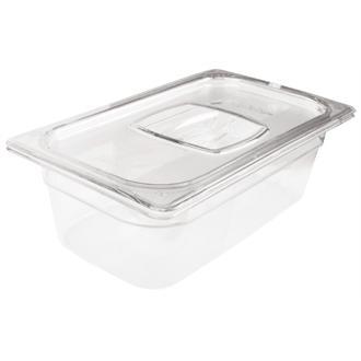 Rubbermaid Polycarbonate One Third Gastronorm Pan Clear 65mm