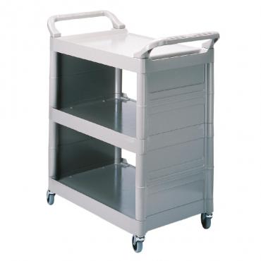 F631 Rubbermaid Light Duty Service Utility Cart Platinum