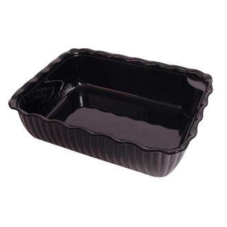 F679 Dalebrook Large Black SAN Salad Crock