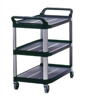 F693 Rubbermaid X-tra Utility Trolley Black