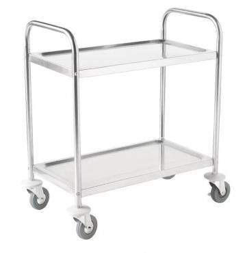 F996 Vogue 2 Tier Clearing Trolley Small