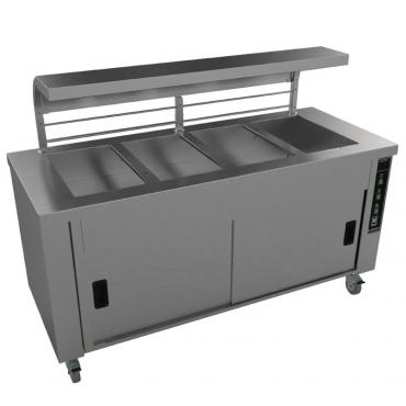 Falcon HS4 heated Servery Counter with Gantry 