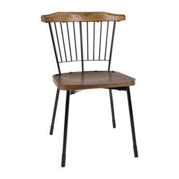 Bolero - 2 Pack - Scandi Side Chairs - Black 