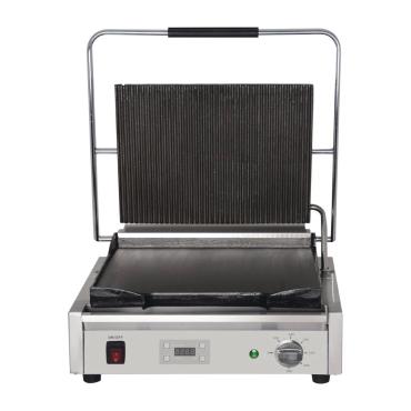 Buffalo FC382 Large Ribbed Top Contact Grill