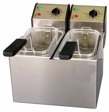 Roller Grill FD50D Double Electric Countertop Fryer - 2 x 5 Litres