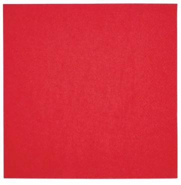 Fiesta FE222 Recyclable Lunch Napkin Red 33x33cm 2ply 1/4 Fold (2000 Pack)