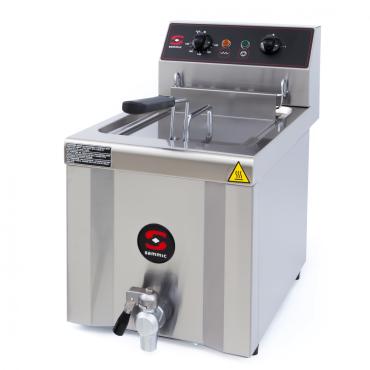 Sammic FE-9 Countertop Electric 8 Litre, Three Phase, Welded Tank Fryer - 5130120