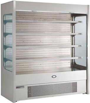 Foster FMPRO1800NG Multideck With Nightblind & Glass End Panels