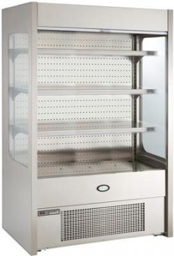 Foster FMSLIM1200NG Slimline Multideck with Nightblind & Glass End Panels - 18-153