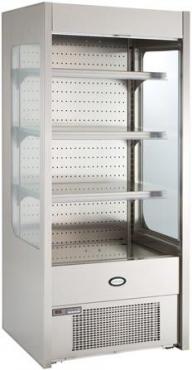 Foster FMSLIM900NG Slimline Multideck with Nightblind & Glass End Panels - 18-143