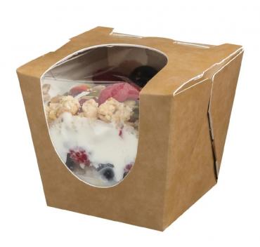 Colpac Zest Compostable Kraft Deli Boxes 250ml / 8oz (Pack of 500)