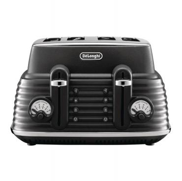 DeLonghi Scolpito Toaster Black - FS151