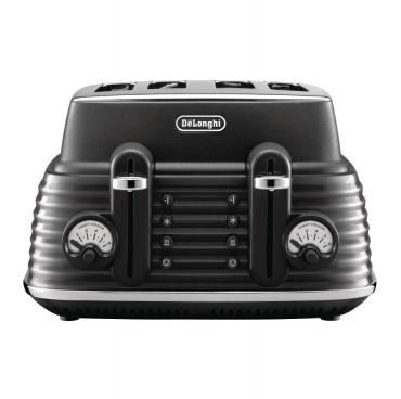DeLonghi Scolpito Toaster Black - FS151