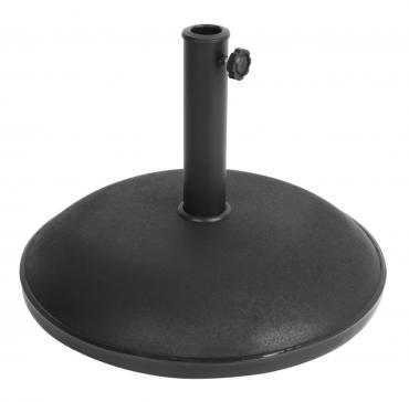 Bolero Black Parasol Concrete Base with 48/38mm Adaptor - FS158