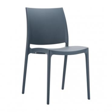 Maya Side Chair Dark Grey (Pack of 2) FS555